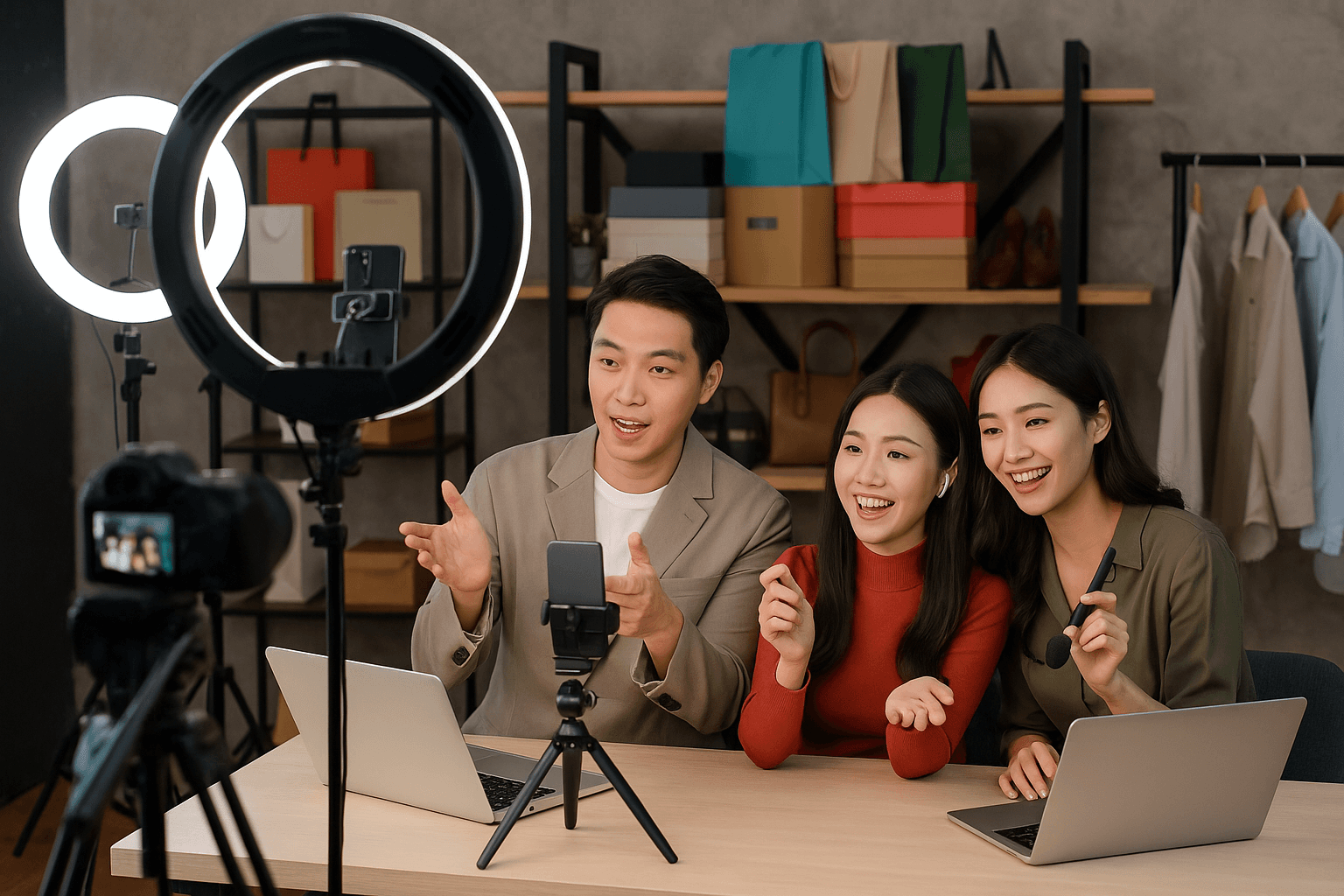 Live Commerce Background